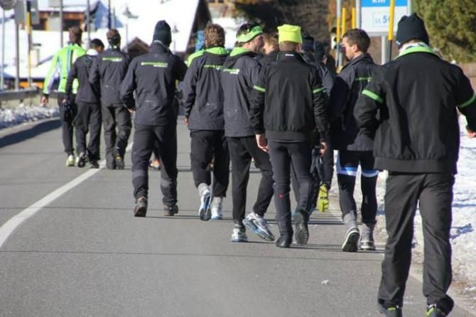 Cannondale's first gathering of the year is usually in the snow before a pre-Christmas training camp on the road.