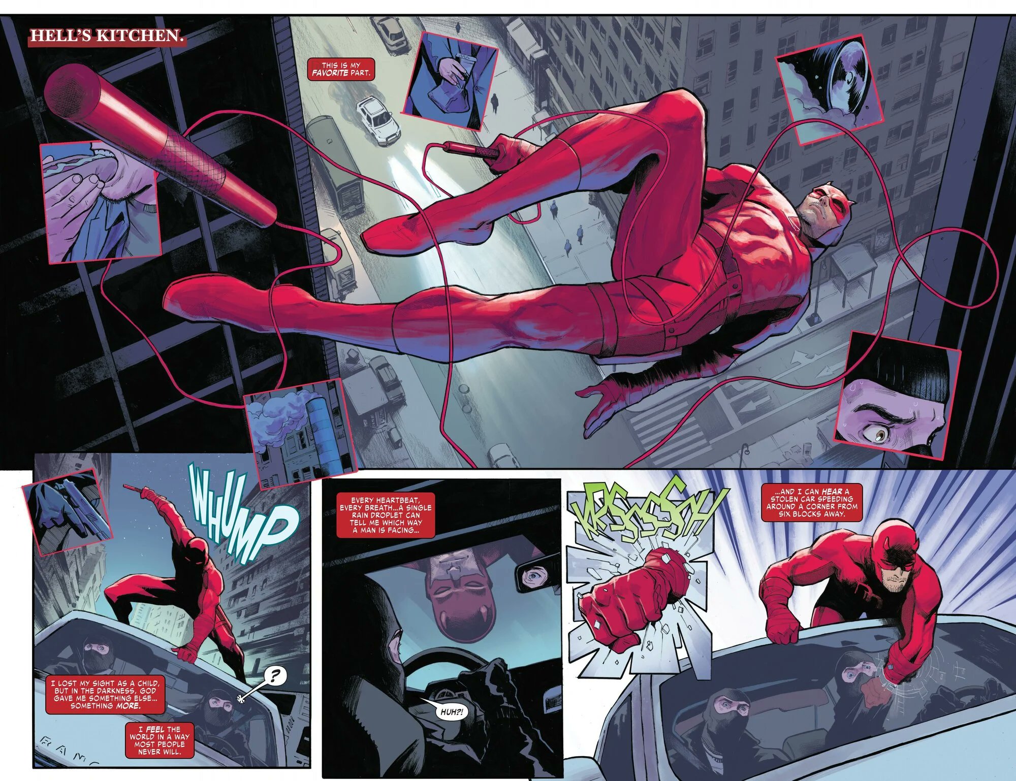New Daredevil comic art by Lee Garbett