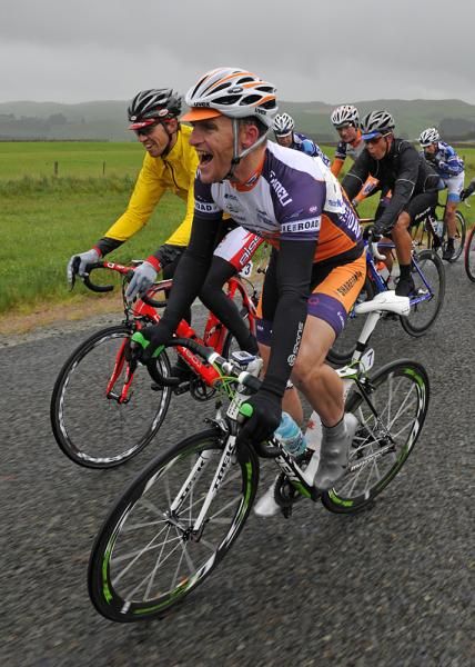 On the other hand Gordon McCauley of Share the Road love these conditions