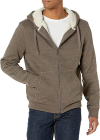 Amazon Essentials Sherpa-Lined Full-Zip Fleece Hoodie: was $33 now from $24 @ Amazon