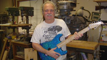 Wayne Charvel pictured in his workshop.