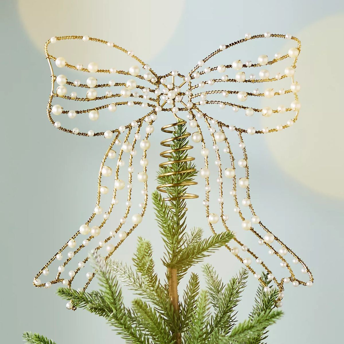 Large pearl tree topper