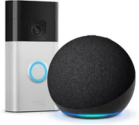 Amazon Echo Dot and Ring Battery Video Doorbell bundle 