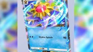 A Starmie ex card in Pokemon TCG Pocket