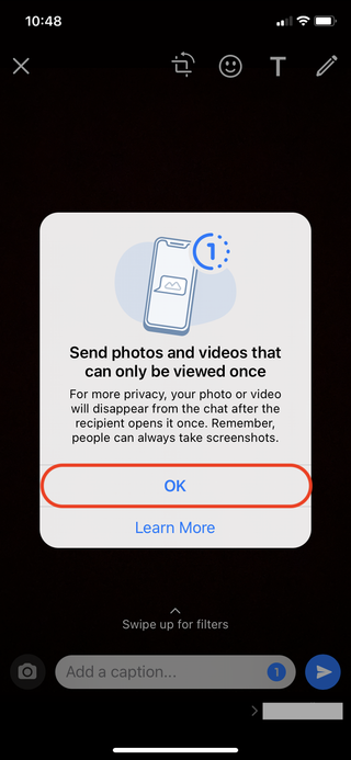 How to send disappearing photos and videos in WhatsApp on iOS devices
