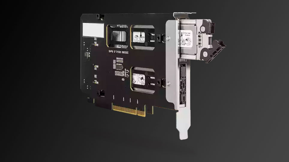 PCIe Card Adds M.2 SSDs You Can Swap Without Opening Your PC