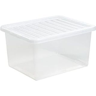 Clear plastic box