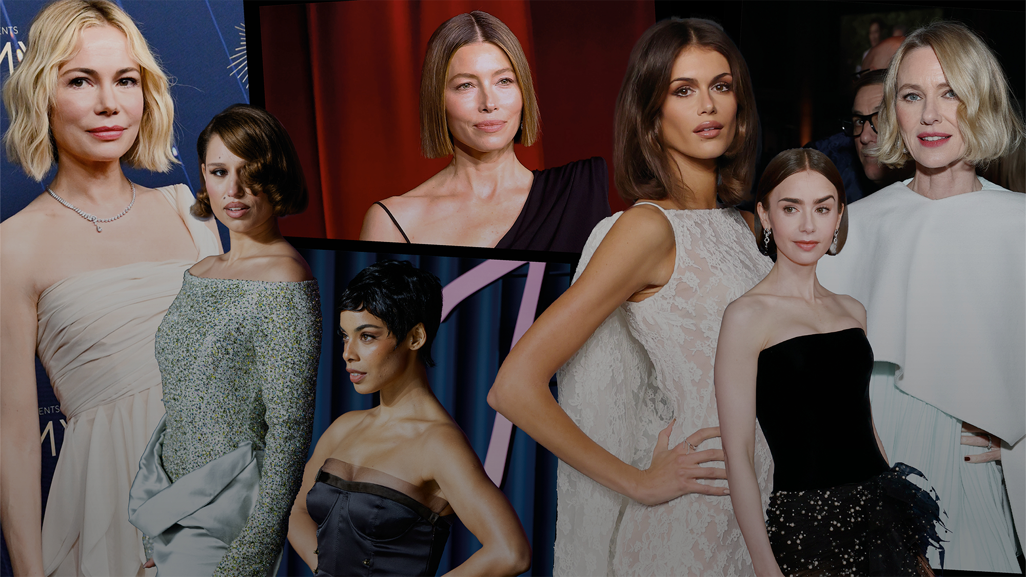 Modern bob haircut styling inspiration with sleek and wavy finishes