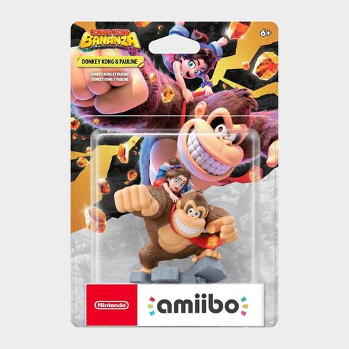 Donkey Kong and Pauline amiibo
