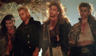 The Lost Boys gang lines up on a hill