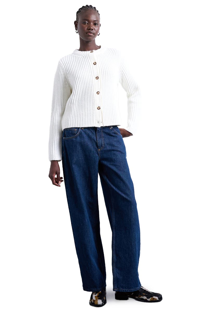 Shaker Stitch Relaxed Cardigan