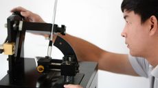 Measuring the loft of an iron