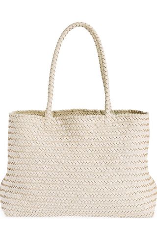 Handwoven Leather Tote