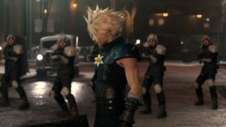 Final Fantasy VII Remake Switch 2 screenshot showing Cloud