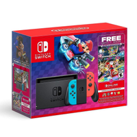 2. Nintendo Switch | Mario Kart 8 Deluxe | 3 months Nintendo Switch Online | $299 at Amazon