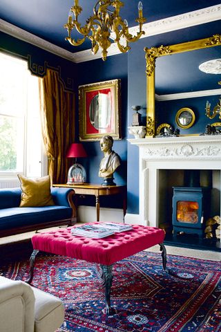 ornate mouldings and plasterwork in a period home