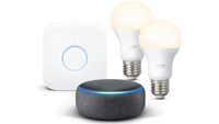 Amazon Echo Dot and Philips Hue White Starter Kit | £52 (save £58)