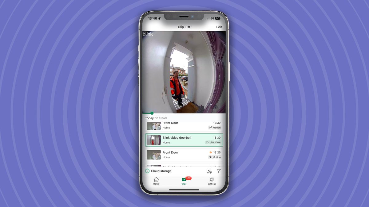 Video captured by Blink Video Doorbell Gen 2