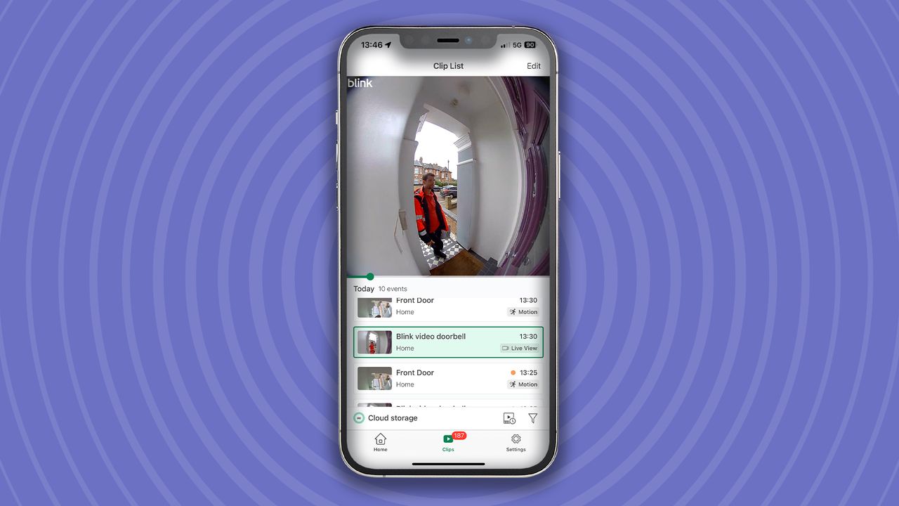 Video captured by Blink Video Doorbell Gen 2