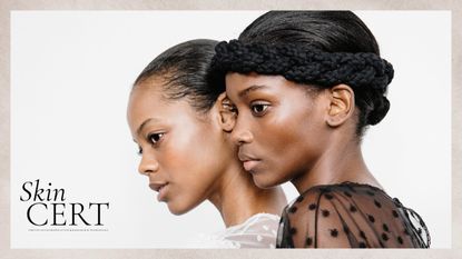two models looking off to the left - how to identify your skin type