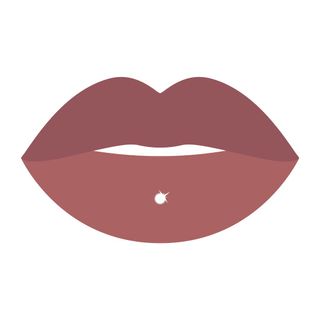 Beauty Backed Trust Industry Icons Jamie Genevieve artwork showing digital illustration of lips and a lip piercing