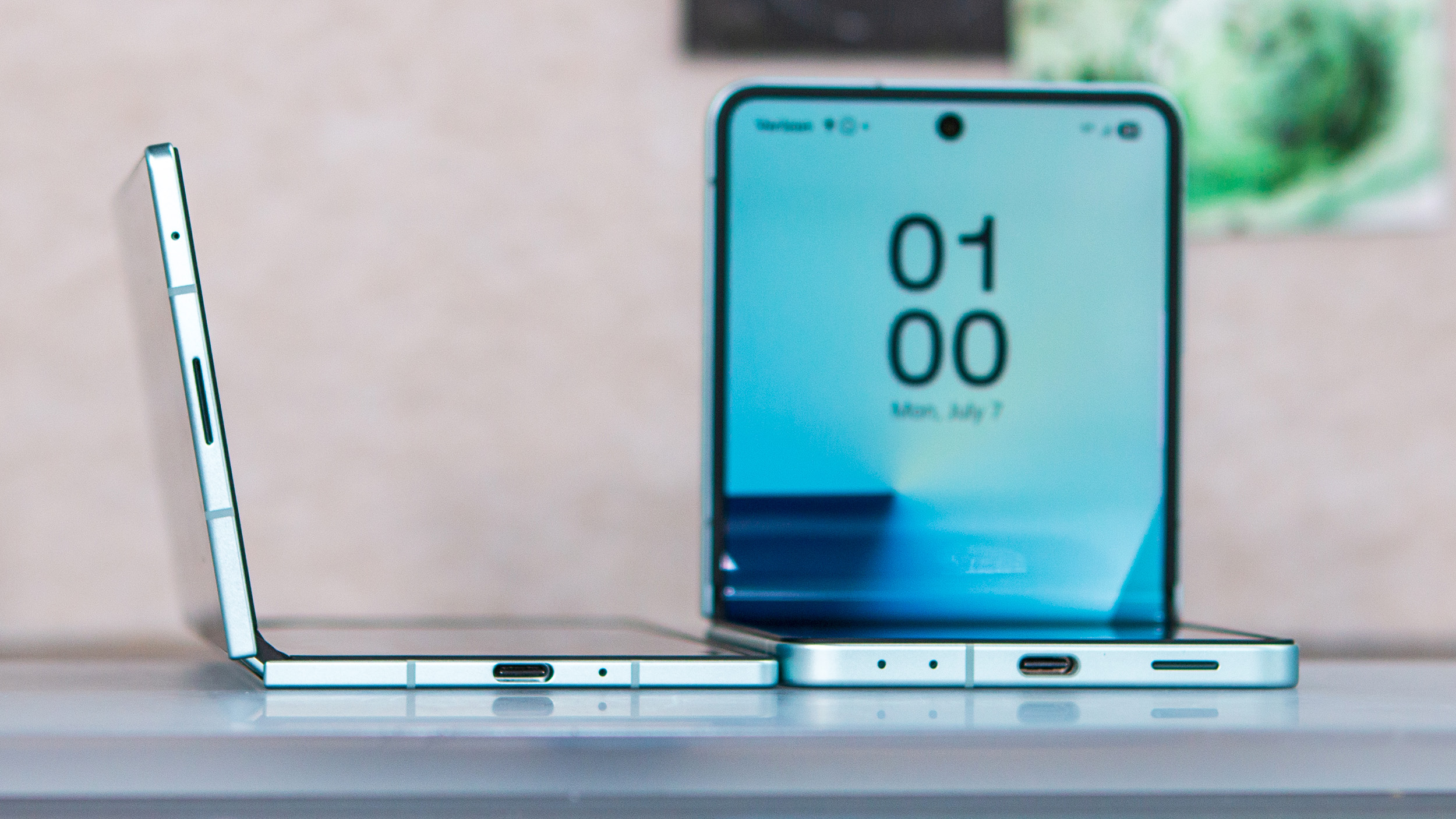 Samsung Galaxy Z Fold 7 and Flip 7 in Mint