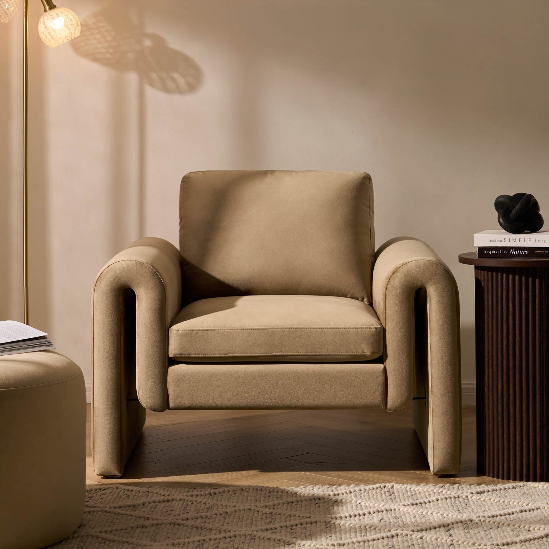 Marseille Armchair - Latte