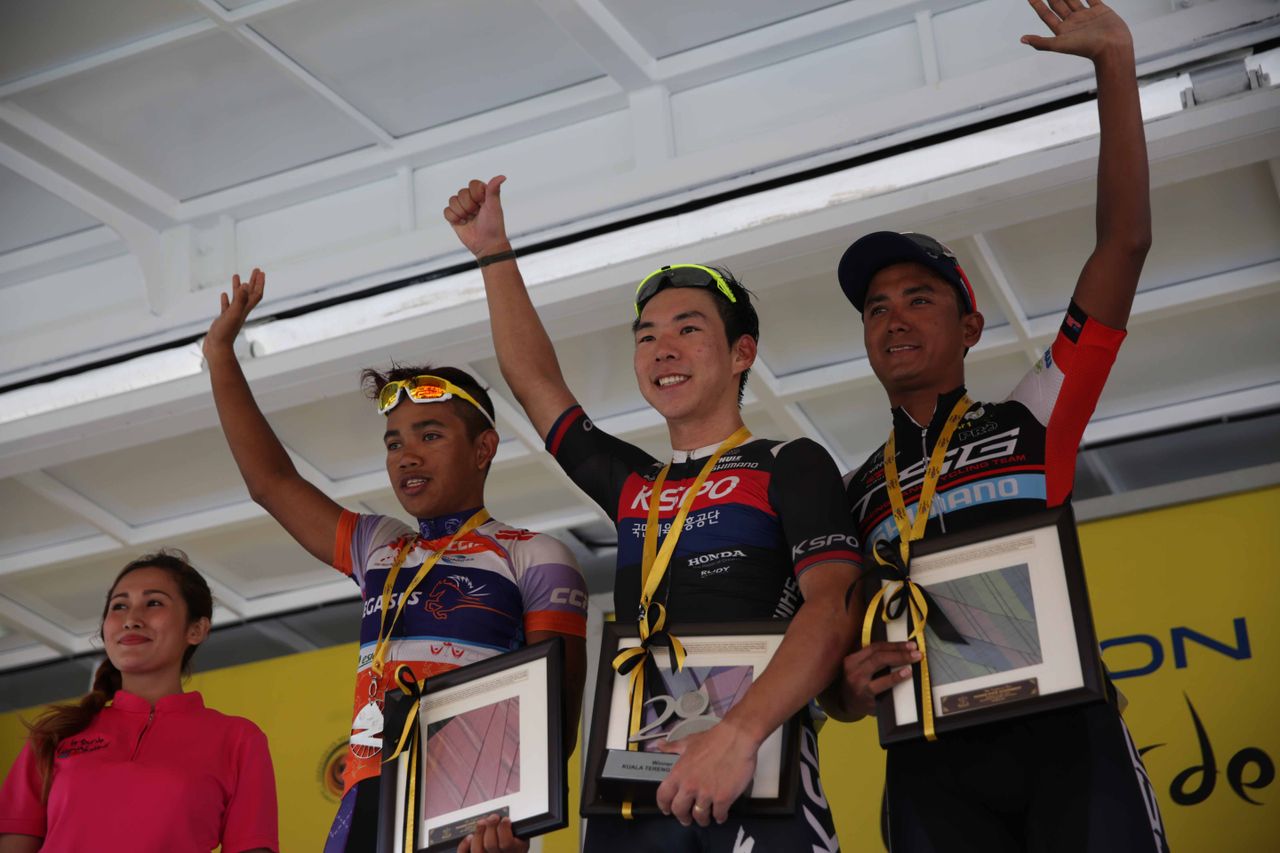 The top three for stage 5