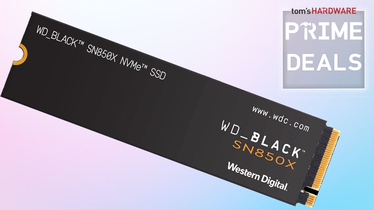 Massive 4TB WD Black SN850X SSD is only five cents per GB for