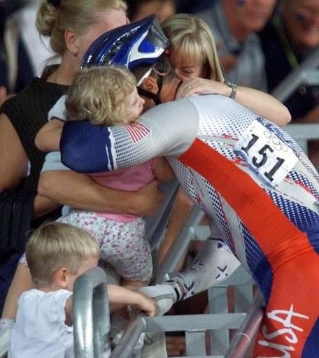Nothstein hugs his family after winning gold and the four years of sacrifice that led up to it