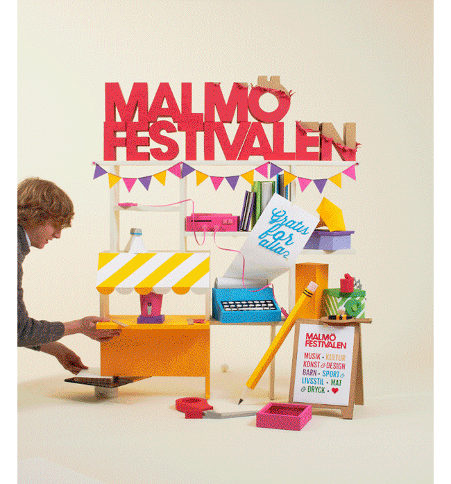 Paper art: Malmo festival