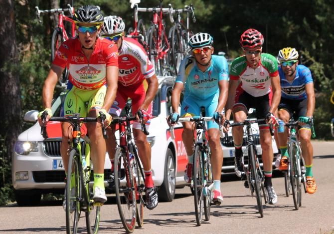Mirko Tedeschi (Neri Sottoli) leads the break of the day