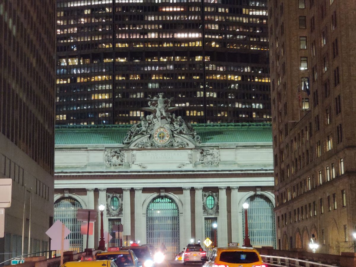 Grand Central Station building clock photo