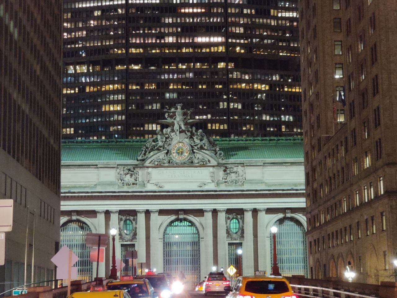 Grand Central Station building clock photo