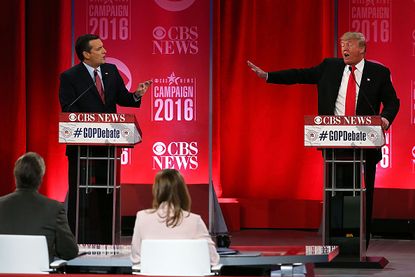 Donald Trump and Ted Cruz battle it out.