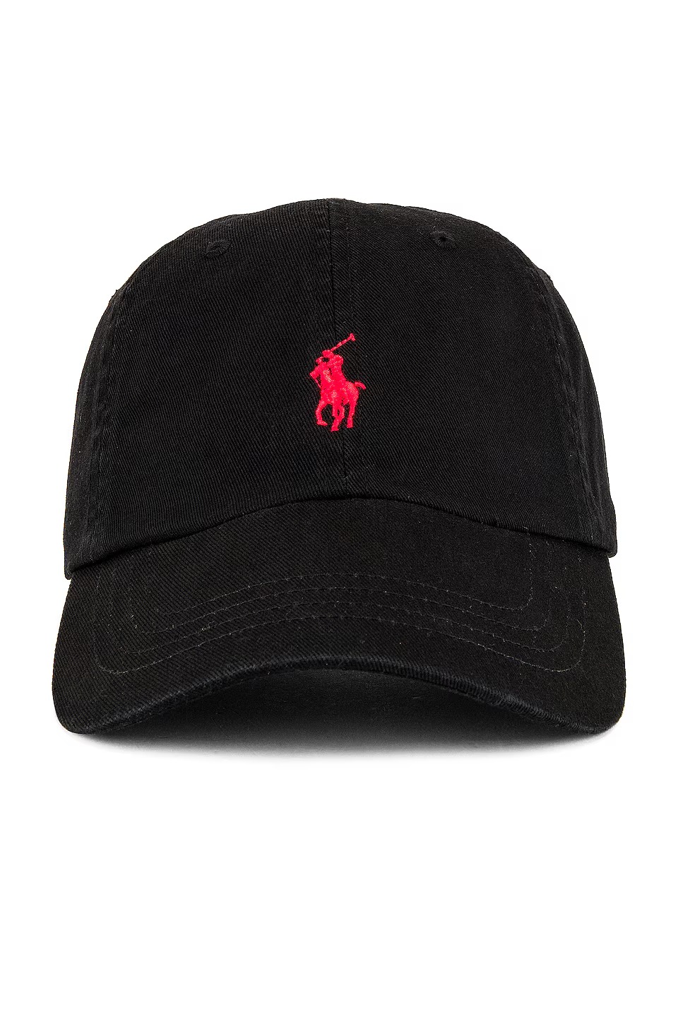 Polo Ralph Lauren, Chino Cap in Black & Red