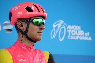 EF Education First's Tejay van Garderen managed to hold on to his race lead, despite crashing in the closing kilometres of stage 4 of the 2019 Tour of California