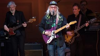 J Mascis performs at the Led Zeppelin tribute concert at Carnegie Hall on March 7, 2018 in New York City.