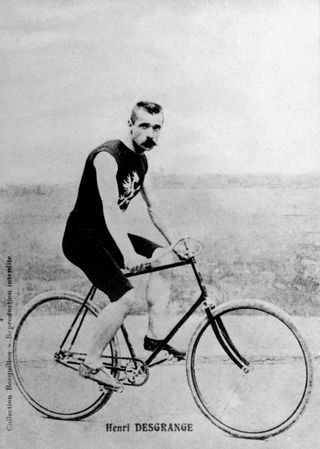 Henri Desgrange, founder of the Tour de France, in 1903. (Photo by - / AFP via Getty Images)