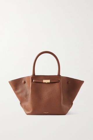 New York Medium Textured-Leather Tote