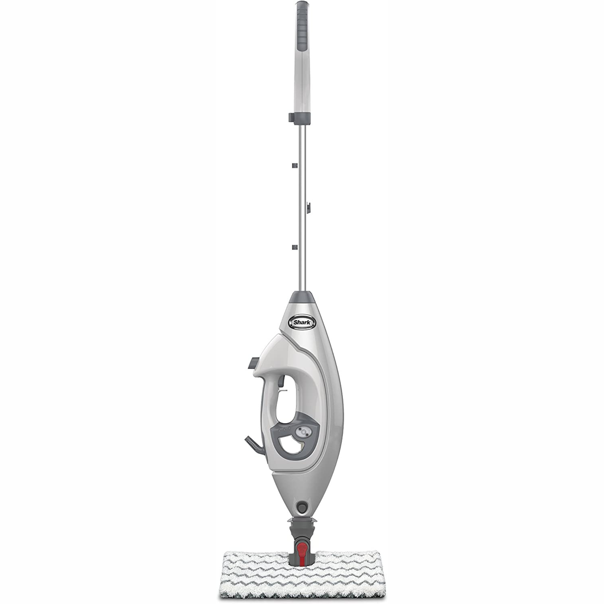 Pel uap dengan latar belakang putih.