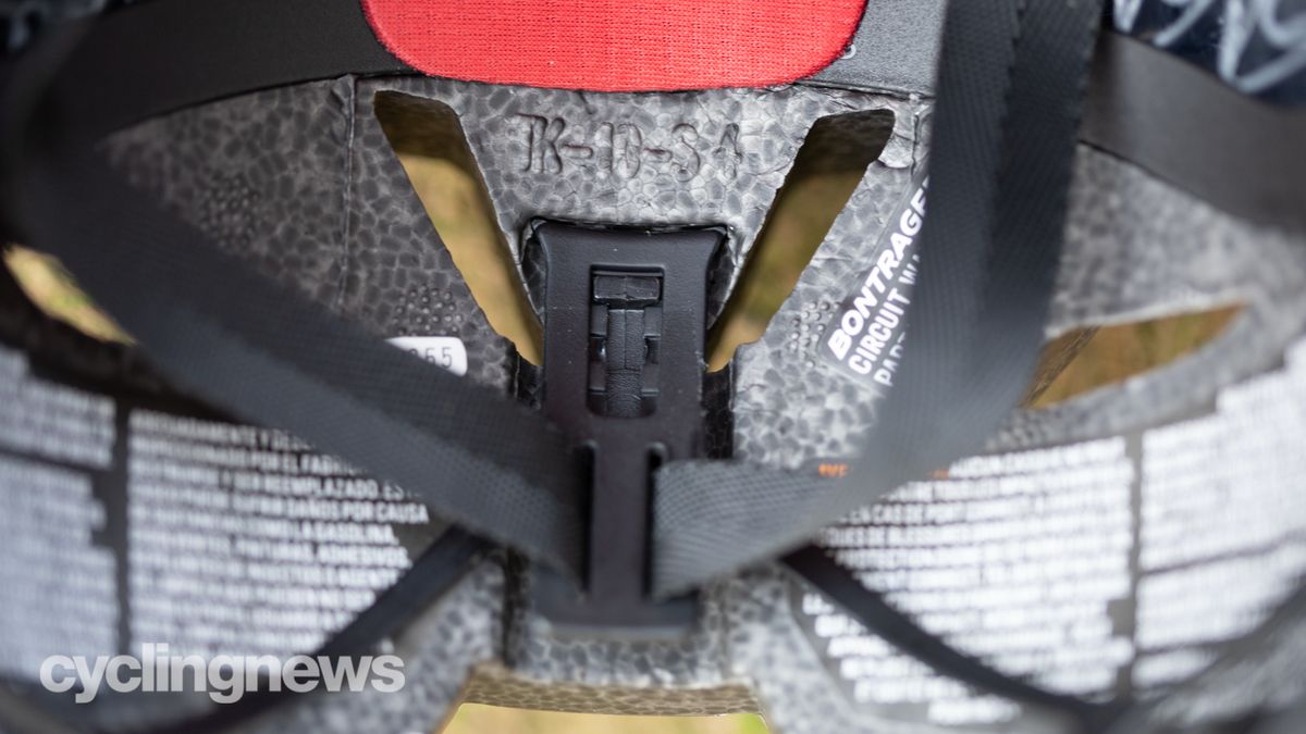 Bontrager Circuit WaveCel Helmet detail of adjustable rear cradle