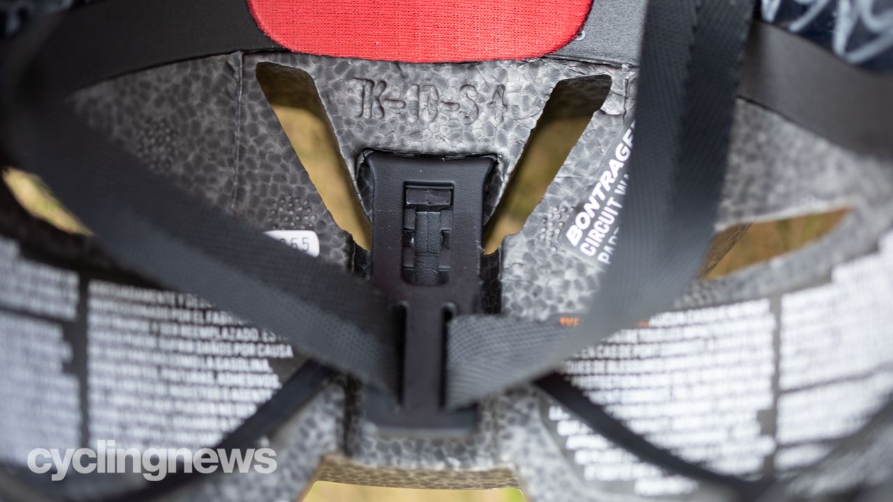 Bontrager Circuit WaveCel Helmet detail of adjustable rear cradle