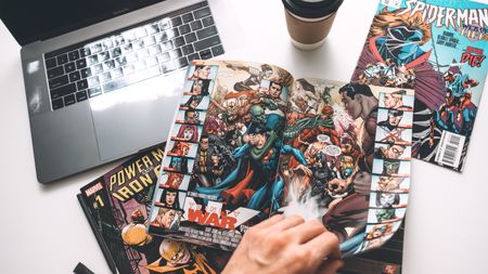 reading comic books