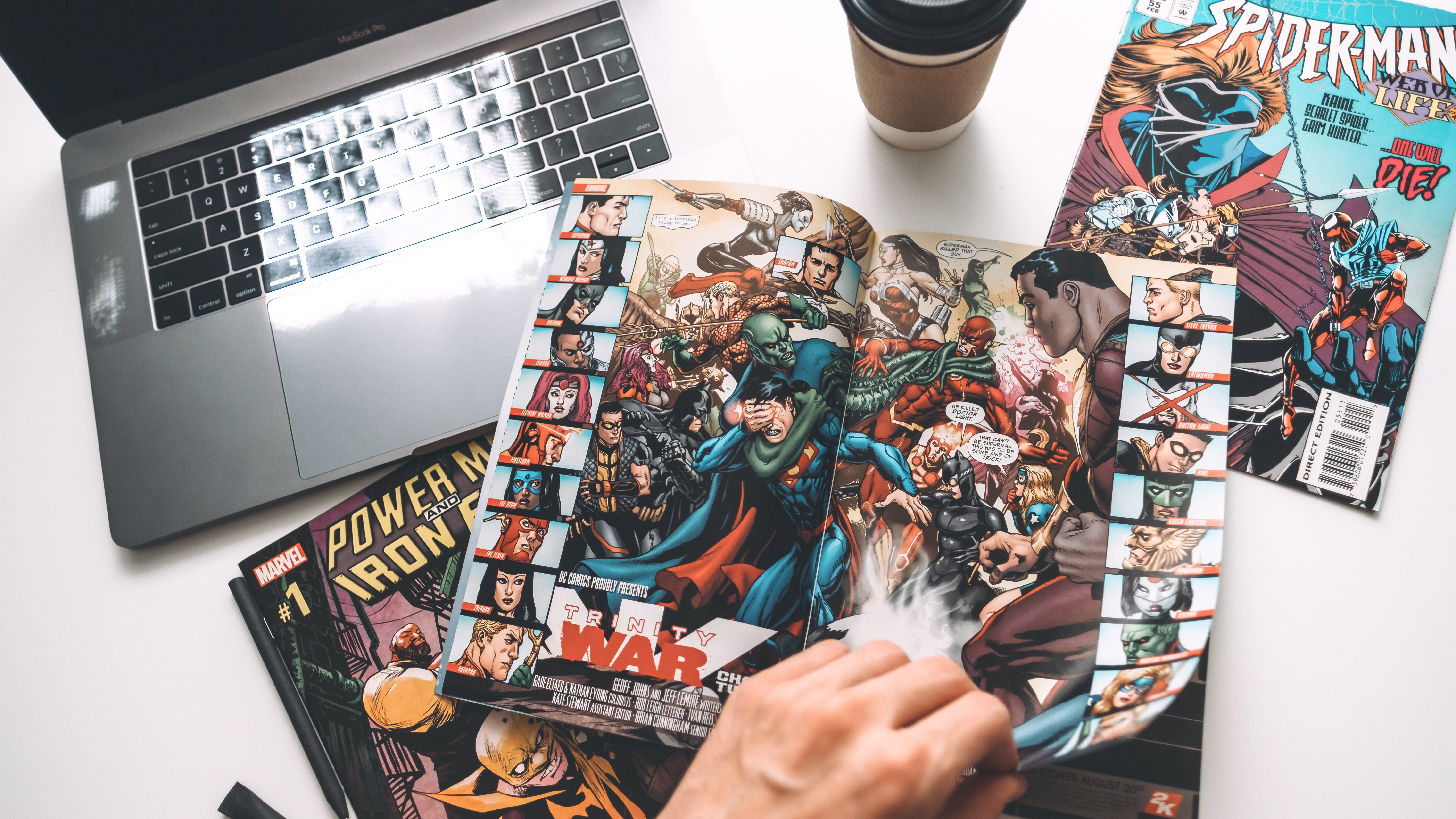 reading comic books