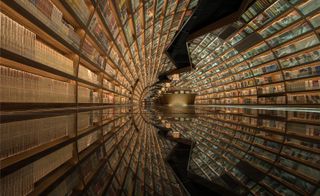 the futuristic design for the Yangzhou bookstore in China is mind-bending