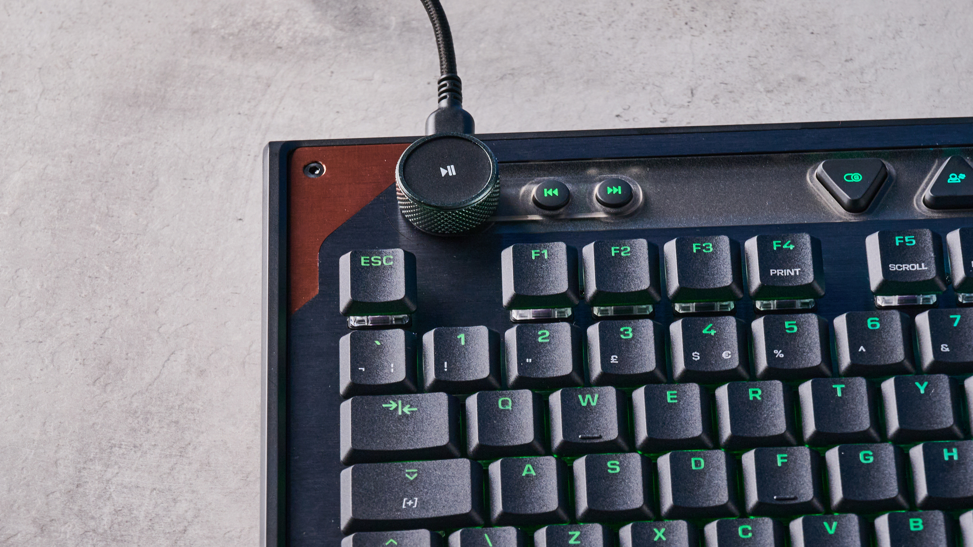 A Turtle Beach Command Series KB7 TKL Hall Effect keyboard