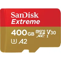 SanDisk 400GB Extreme microSDXC UHS-I memory card: $72.48 $62.99 at Amazon