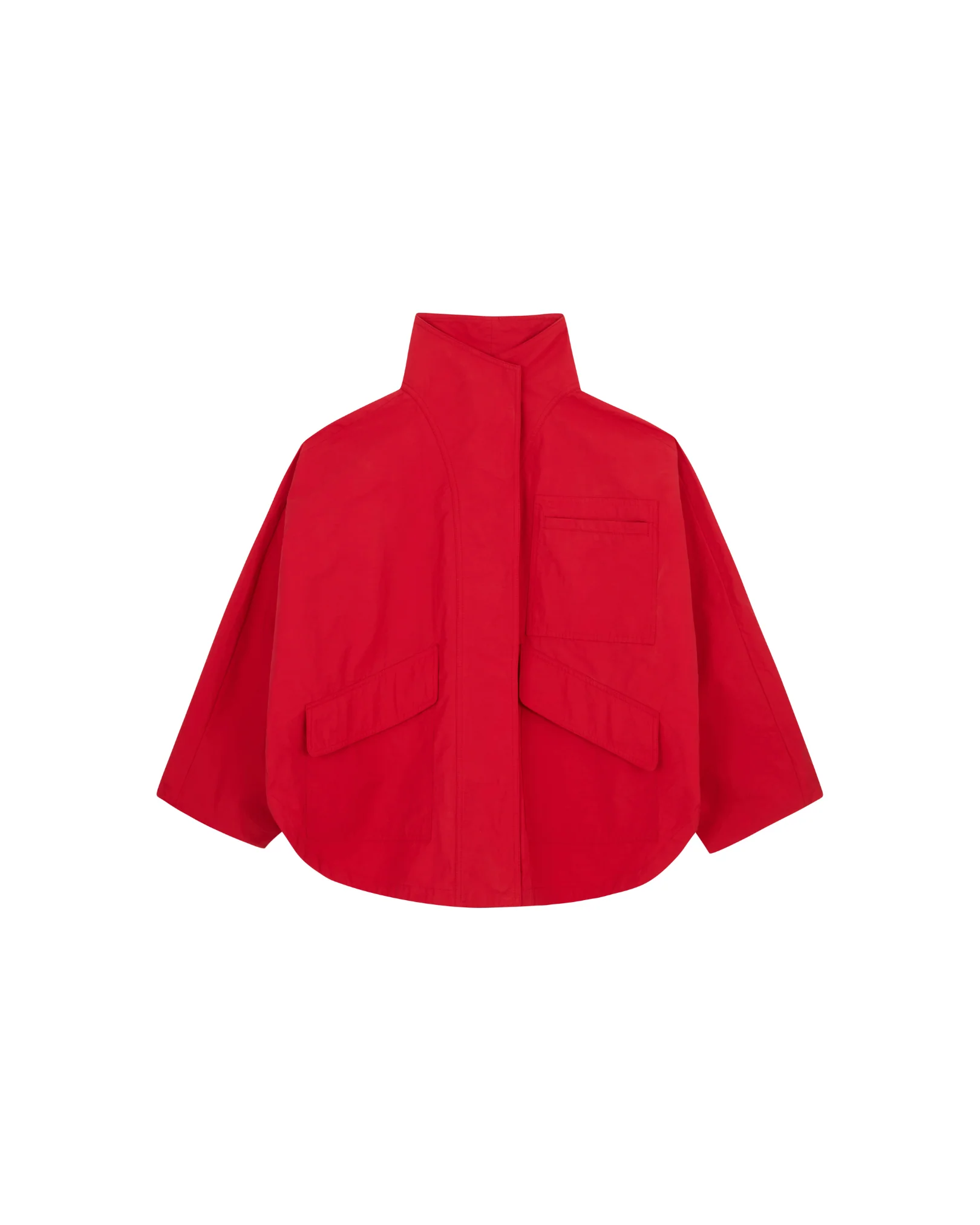 The Arden Coat in Poppy - Xs