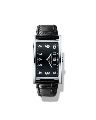Watch with Black strap and dial